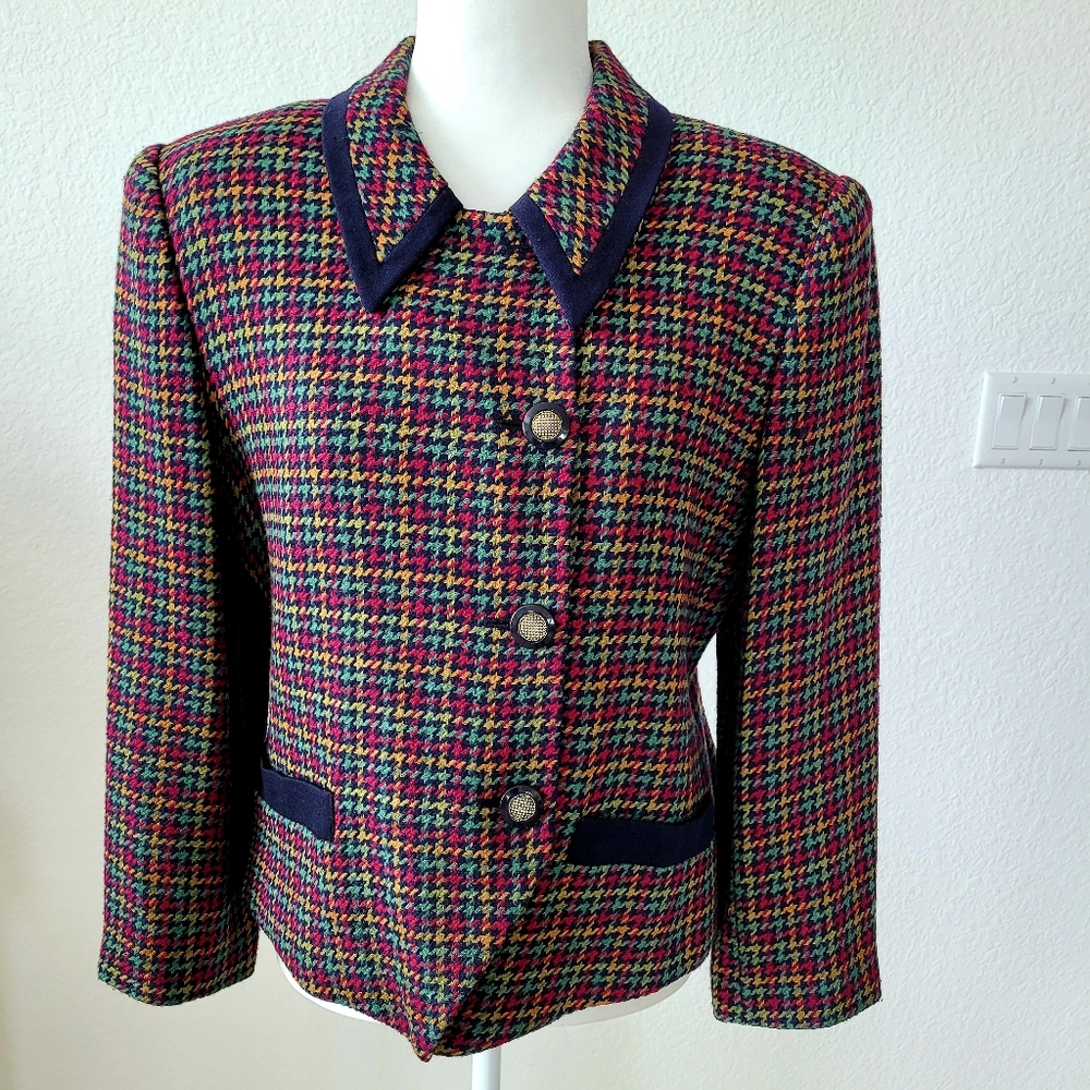 EUC Kasper Women's Multicolor Blazer, Sz 12P